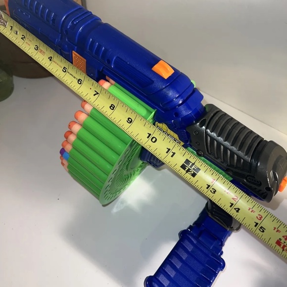 Dart Zone Covert Ops Magnum Superdrum Gun Rapid Fire with Darts Working Tested - Picture 13 of 16